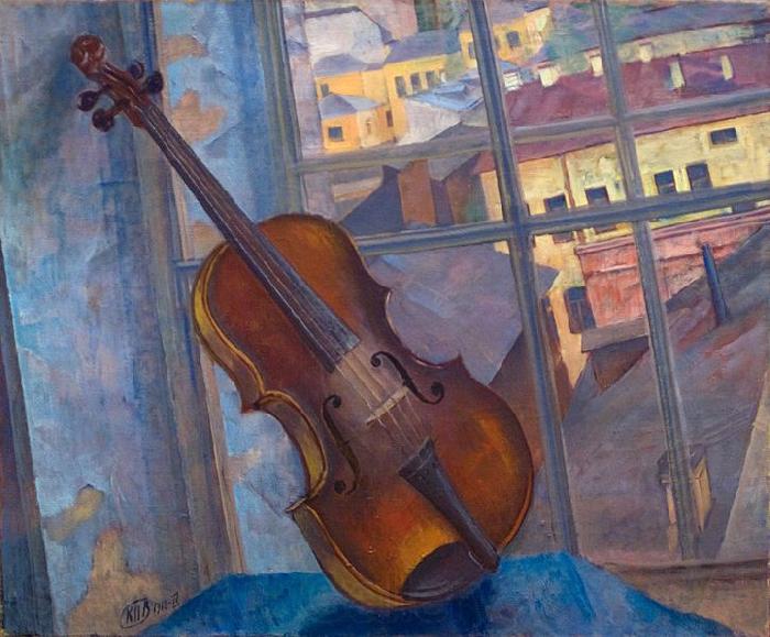 Kuzma Sergeevich Petrov-Vodkin A Violin Spain oil painting art